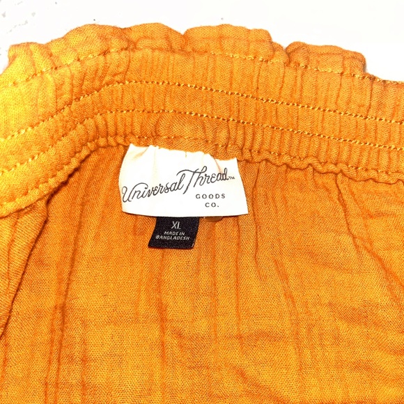 Universal Thread Mustard A-Line skirt - Picture 5 of 5